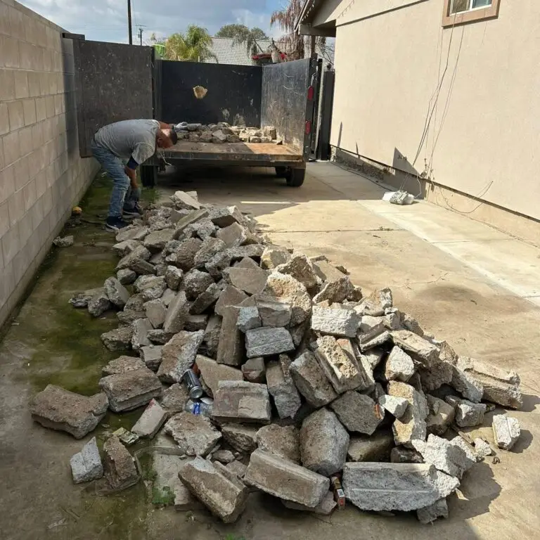 After junk removal